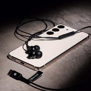 Forever vadu austiņas EP-02 USB-C melnas