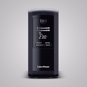CyberPower Tracer III VP1000ELCD-FR nepārtrauktās barošanas avots (UPS) Line-Interactive 1 kVA 550 W 4 AC kontaktligzdas