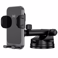 JELLICO auto turētājs ar bezvadu uzlādi W20 15W Melns