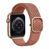 UNIQ siksniņa Aspen Apple Watch 44/42/45 mm Series 1/2/3/4/5/6/7/8/9/SE/SE2 pīts rozā/grapefruit rozā