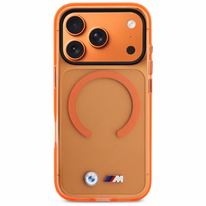 BMW M IML Metal Logos MagSafe чехол iPhone 17 Pro Max - Pro оранжевый