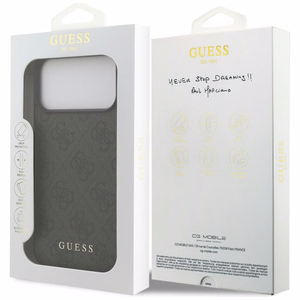 Guess 4G Classic maciņš modelim iPhone 17 Pro Max / 18 Pro Max – krāsa: melna