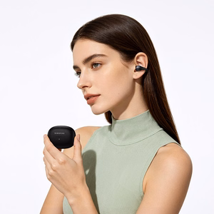 Melnas TWS Bluetooth austiņas Borofone BW100 Sunshine