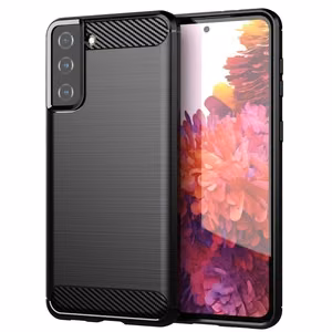 Oglekļa apvalks elastīgs pārklājums TPU apvalks Samsung Galaxy S21+ 5G (S21 Plus 5G) melns