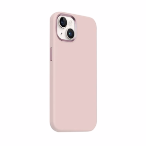 Crong Color Cover LUX Magnetic vāciņš ierīcei iPhone 15 Plus, saderīgs ar MagSafe, rozā