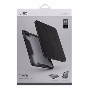 Uniq Trexa vāciņš iPad Pro 11'' 2021/2020 - melns