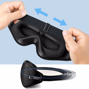 TECH-PROTECT EYESHADE MIEGA MASKA MATĒTS MELNS