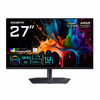GIGABYTE MO27Q3 27” OLED QHD Gaming Monitor - 2560 x 1440, 360Hz, 0.03ms, 250 cd/m², G-Sync Compatible, FreeSync Premium Pro, Display HDR True melns 400, HDMI 2.1, Displayport 1.4