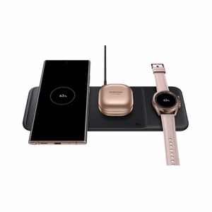 Bezvadu lādētājs Samsung Trio EP-P6300TWEGEU balts 25W (ar lādētāju un kabeli) / 100% oriģināls /