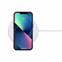 iCarer Oil Wax Premium ādas apvalks iPhone 14 Plus Magnētiskais ādas apvalks ar MagSafe Tumši zils (WMI14220703-BU)