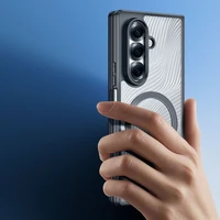 DUX DUCIS viedtālruņa apvalks AIMO MAG saderīgs ar MagSafe SAMSUNG Fold7 - melns