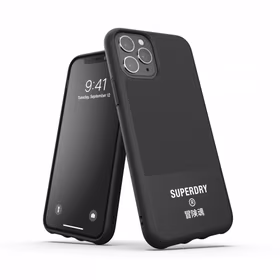 SUPERDRY Formēts maciņš CANVAS IPHONE 11 PRO melns
