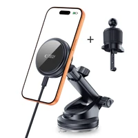 Tech-Protect V9 MagSafe 25W Qi 2.2 auto lādētājs - melns