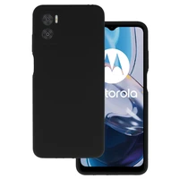 Viedtālruņa apvalks silikona Lite Motorola Moto E22/E22i (m) - melns (m)