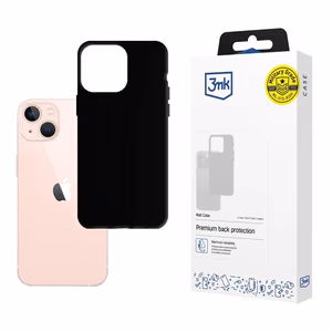 Viedtālruņa apvalks iPhone 14 Plus no 3mk Matt Case sērijas - melns