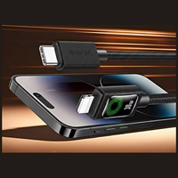 Kabelis USAMS U92 30W USB-C uz Lightning 1.2m melns