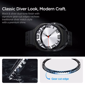 Spigen Bezel Tune Diver накладка для Samsung Galaxy Watch 8 44mm — черная