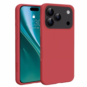 Etteri Silikona Mag maciņš for iPhone 17 Pro raspberry