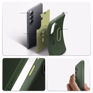 Spigen Nano Pop Mag MagSafe maciņš priekš Samsung Galaxy S26 - zaļš