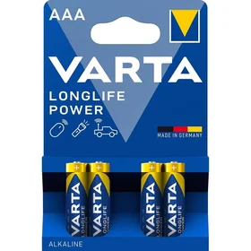 VARTA sārma baterija R3 (AAA) Longlife Power, 4 gab.