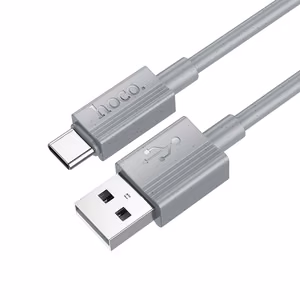 Cable USB A to USB C Hoco 3A 1m X107 gray
