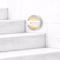 LED Night Lampa round PURE FLC-20 ALMA PIR balts 500mAh Forever Light