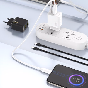 Dudao A27 25W GaN USB-C sienas lādētājs - melns