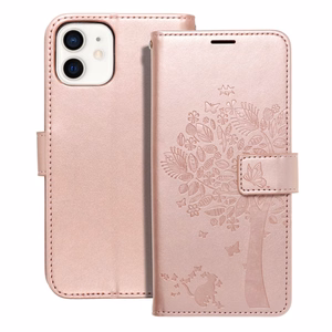 Флип-чехол iPhone 12 / 12 PRO Mezzo Book tree rose gold