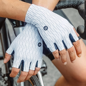 Rockbros Road Cycling Gloves Size: XL - White/Black