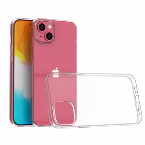 iPhone 15 Plus apvalks no Ultra Clear sērijas caurspīdīgā krāsā