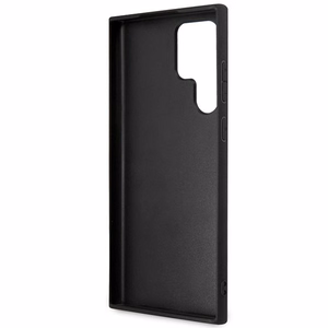 Guess 4G Lielā Metāla Logotipa Viedtālruņa apvalks Samsung Galaxy S24 Ultra - melns