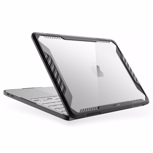 Supcase Unicorn Beetle Pro maciņš MacBook Neo 13" 2026, caurspīdīgs melns