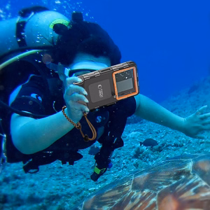 TECH-PROTECT IPX8 UNIVERSAL NIRŠANAS ŪDENSNECAURLAIDĪGS MACIŅŠ MELNS/ORANŽS