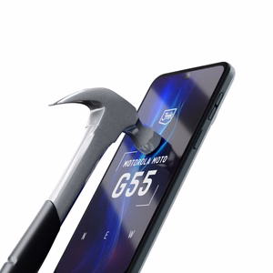 3mk HardGlass™ Rūdītais stikls priekš Motorola Moto G55 5G