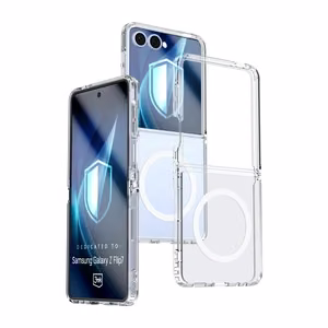 3mk Armor MagCase viedtālruņa apvalks Samsung Galaxy Z Flip 7 - caurspīdīgs
