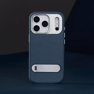 Moshi Kameleon MagSafe vāciņš ierīcei iPhone 17 Pro Max, ar statīva funkciju, “Midnight Gray” krāsā