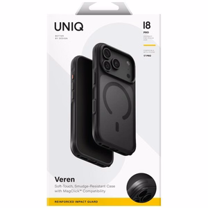 Uniq Veren Magclick Charging vāciņš iPhone 18 Pro Max / 17 Pro Max – balts