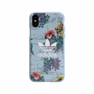 Adidas OR SnapCase ziedu viedtālruņa apvalks iPhone X / Xs - pelēks