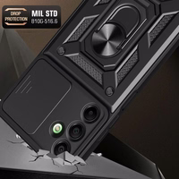 Tech-Protect CamShield Pro viedtālruņa apvalks Samsung Galaxy A17 4G / 5G - melns