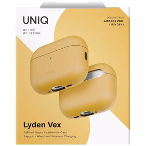 Чехол Uniq Lyden Vex для AirPods Pro 3 (жёлтый)