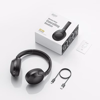 QCY H3 Lite austiņas ar ANC Bluetooth 5.3 - melnas krāsas