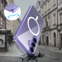 Tech-Protect FlexAir Hybrid MagSafe viedtālruņa apvalks Samsung Galaxy S25 Edge - skaidrs