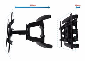 Esperanza ERW021 CRONOS 2.16 m (85") TV mount melns