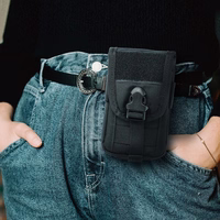 TRAVEL universāls maciņš priekš jostas / mugursomas melns