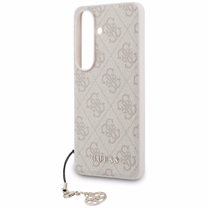 Guess case 4G Classic Logo Charm MagSafe for Samsung Galaxy S26 pink