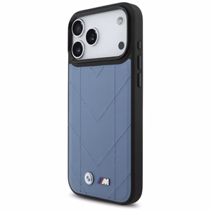 BMW M Quilted Logo MagSafe Чехол для iPhone 17 Pro Max - синий