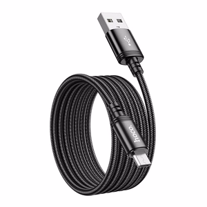 Kabelis USB A uz Micro USB Hoco 2,4A 2 m X89 melns