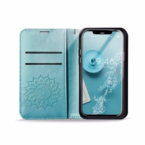 Flip case for Samsung A12 / M12 Mezzo Book mandala green