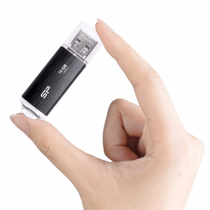 SILICON POWER Blaze B02 USB zibatmiņa 16 GB USB Type-A 3.2 Gen 1 (SP016GBUF3B02V1K) melna