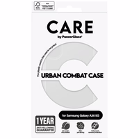 CARE by PanzerGlass Flagship Urban Combat viedtālruņa apvalks Samsung Galaxy A36 5G – caurspīdīgs